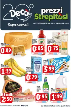 Anteprima del volantino Decò volantino Supermercati Lazio valido a partire dal 21.04.2026