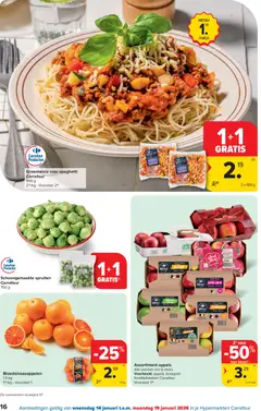 Carrefour folder week 3 - Voorbeeld van een folder van Carrefour, geldig van 14.01.2026 | Pagina: 16 | Producten: Appels