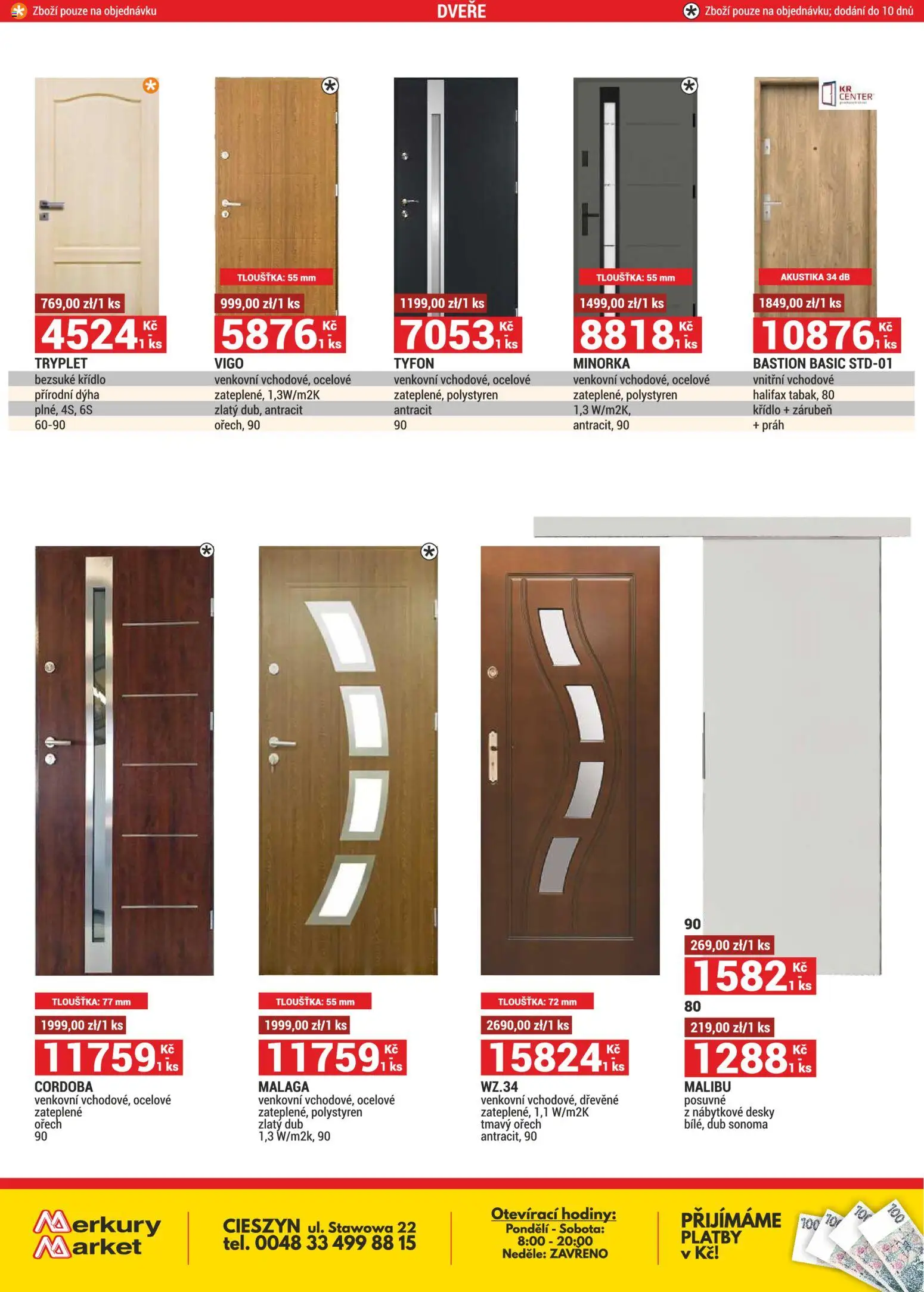 Merkury Market leták od 01.02.2026 | Strana: 30 | Produkty: Hodiny, Desky, Malibu