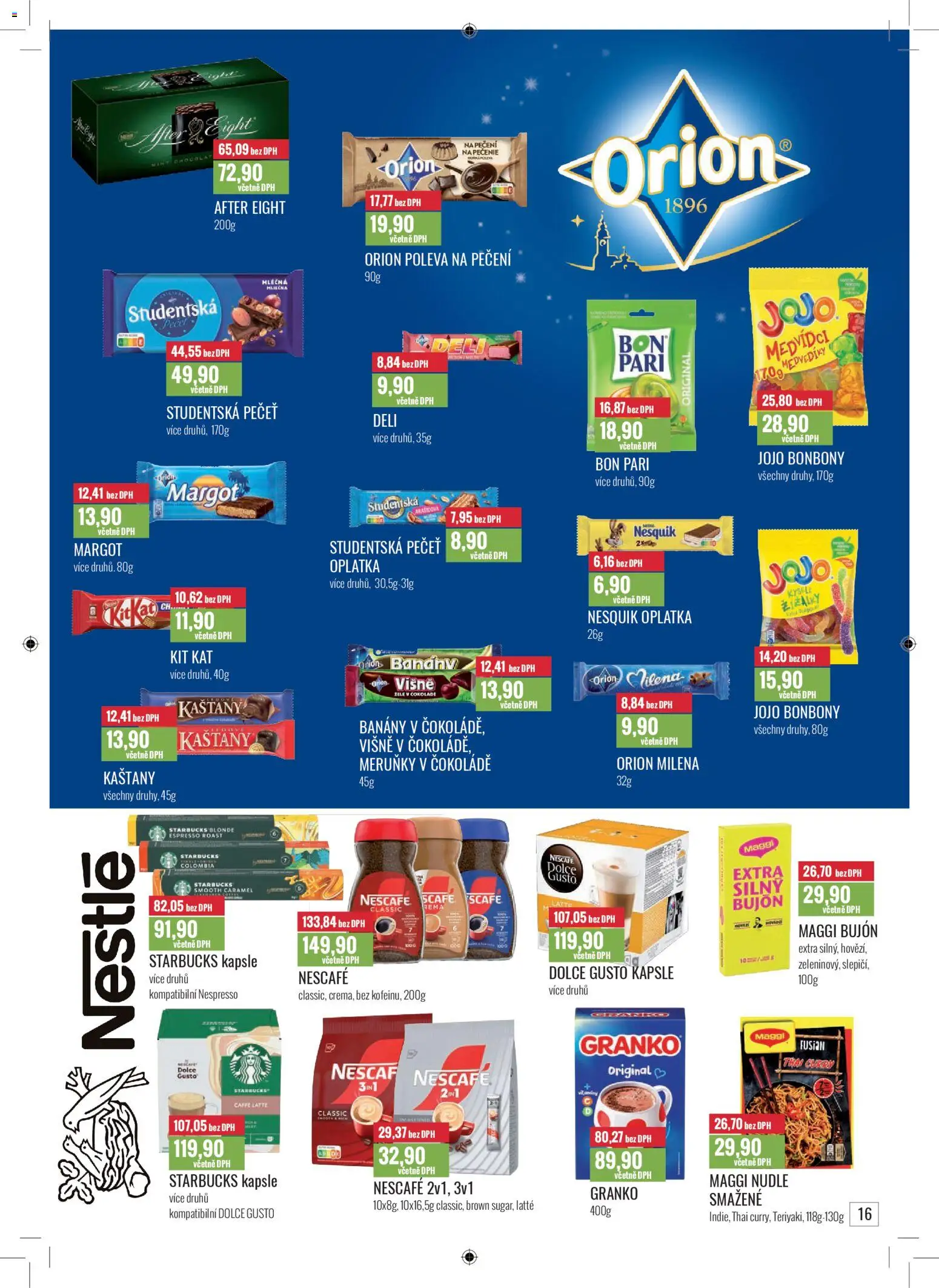 Ratio leták od 01.12.2025 | Strana: 17 | Produkty: Starbucks, Studentská pečeť, Bujón, Dolce gusto kapsle