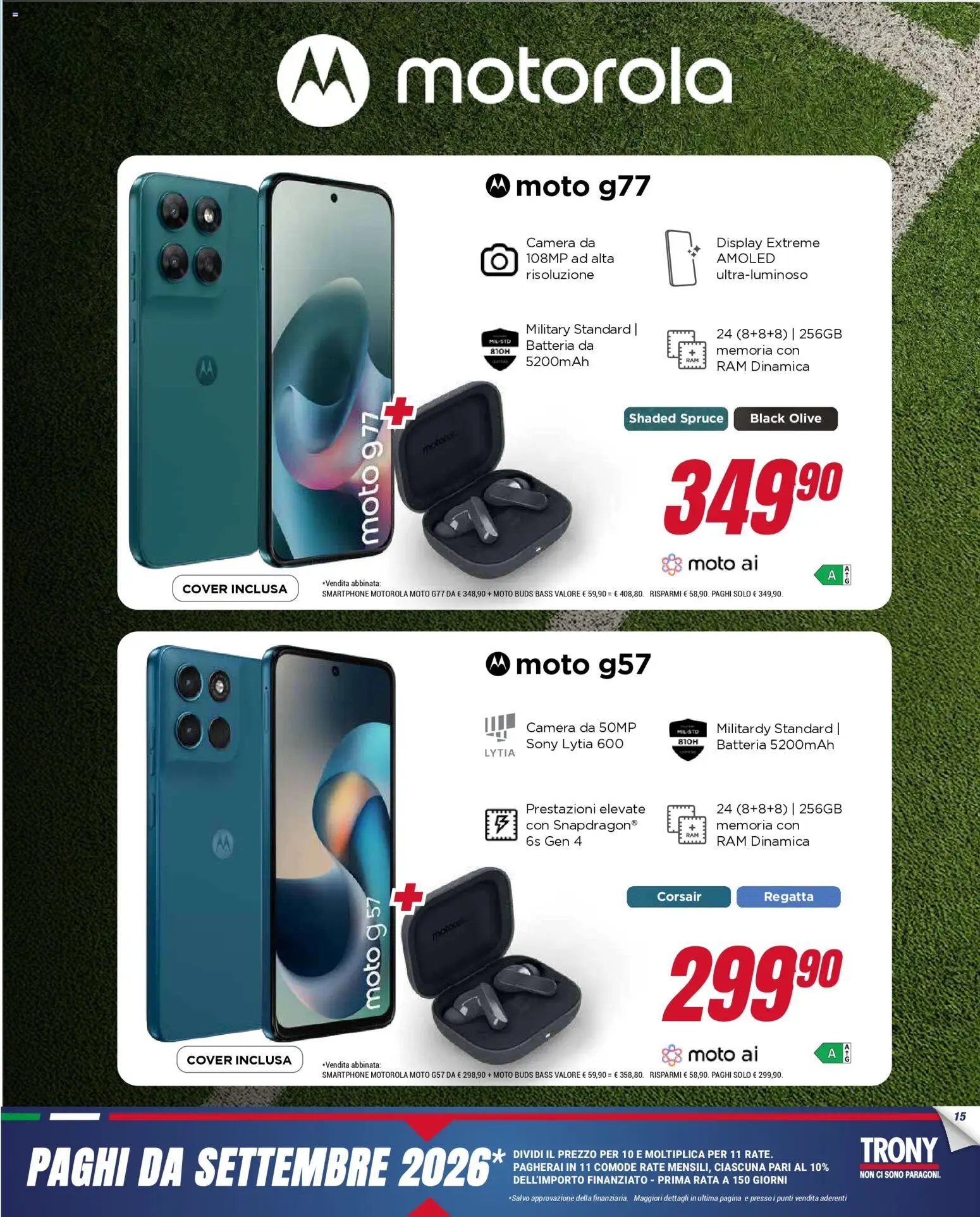 Volantino Trony del 02.04.2026 | Pagina: 15 | Prodotti: Olive, Smartphone, Batteria