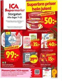 ICA Supermarket - Linköping - Förhandsvisning av reklamblad från butik ICA Supermarket aktuell från 08.12.2025