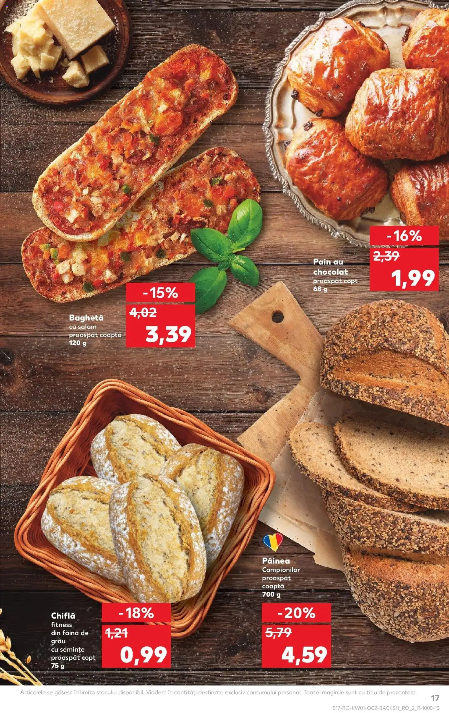 Noul catalog Kaufland – valabil de la 31.12.2025 | Pagină: 17 | Produse: Semințe, Chiflă, Salam, Făină