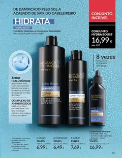 Hydra Boost Shampoo, Infused with Hyaluronic + Amino Acid Complex. 8X the Hydration Power for Scalp and Hair Without Weighing Down │ válido de 01.09.2025 | Página: 207 | Produtos: Shampoo, Condicionador, Base