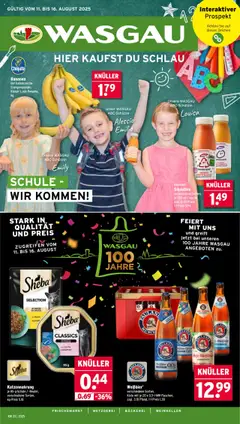 Wasgau Prospekt 	 gültig ab dem 11.08.2025