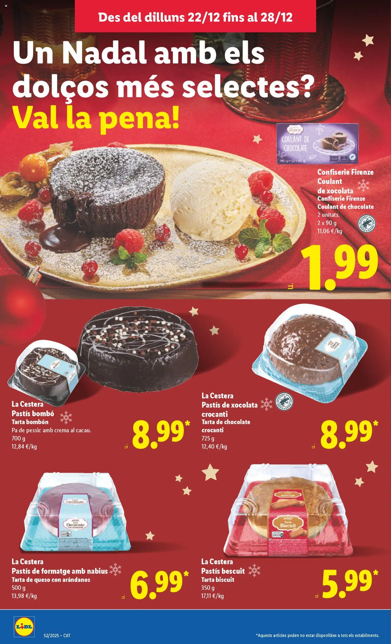 Lidl folleto │ válido desde el 22.12.2025 | Página: 30 | Productos: Queso, Chocolate, Crema