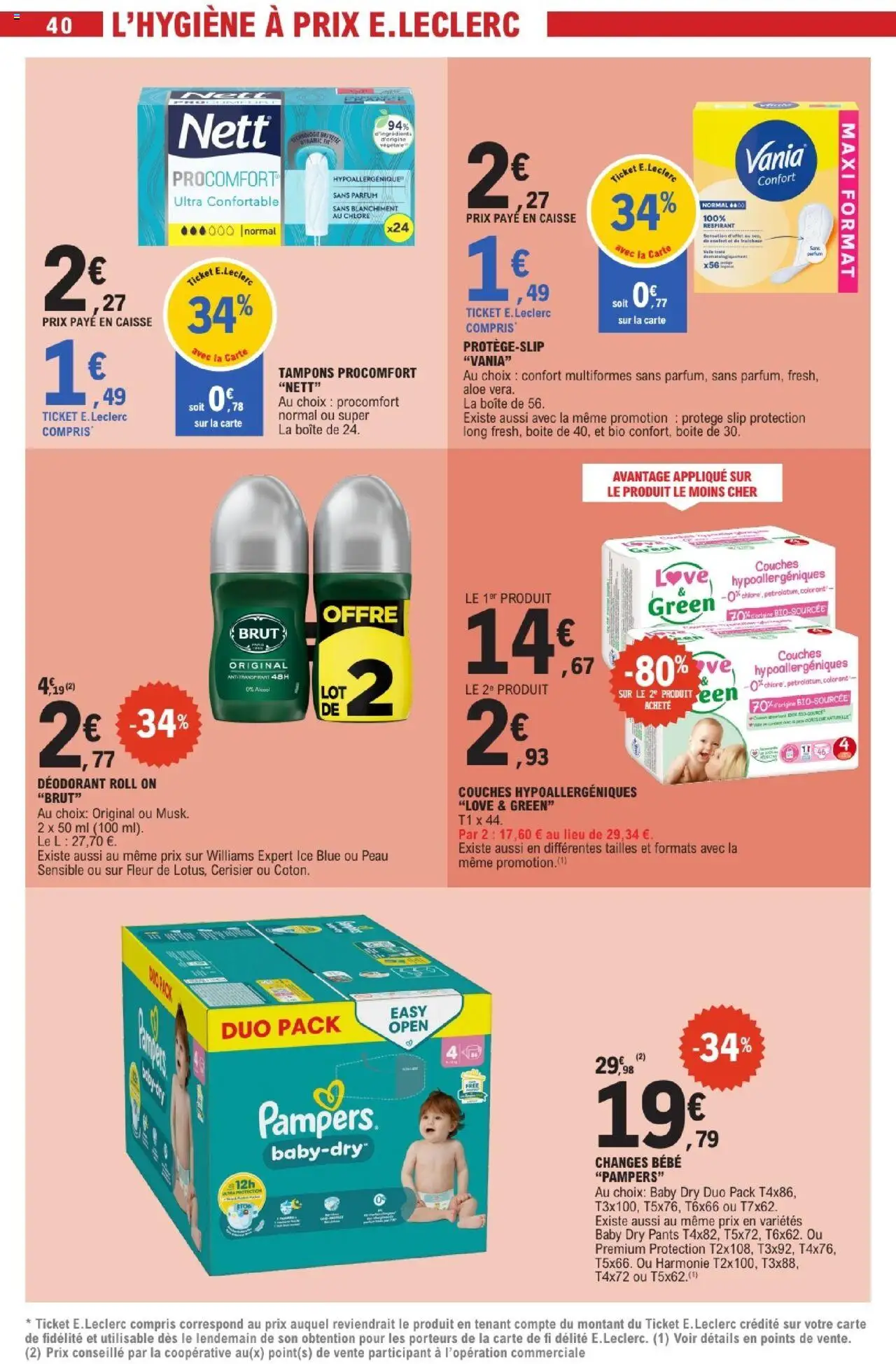 {H1} | Page: 40 | Produits: Couches, Pampers, Parfum, Déodorant