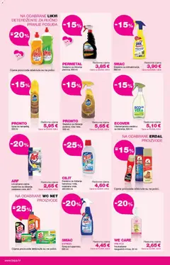 Katalog Bipa - Pregled kataloga iz trgovine Bipa, vrijedi od 01.01.2026 | Stranica: 8 | Proizvodi: Vlažne maramice, WC Net, Arf, Smac