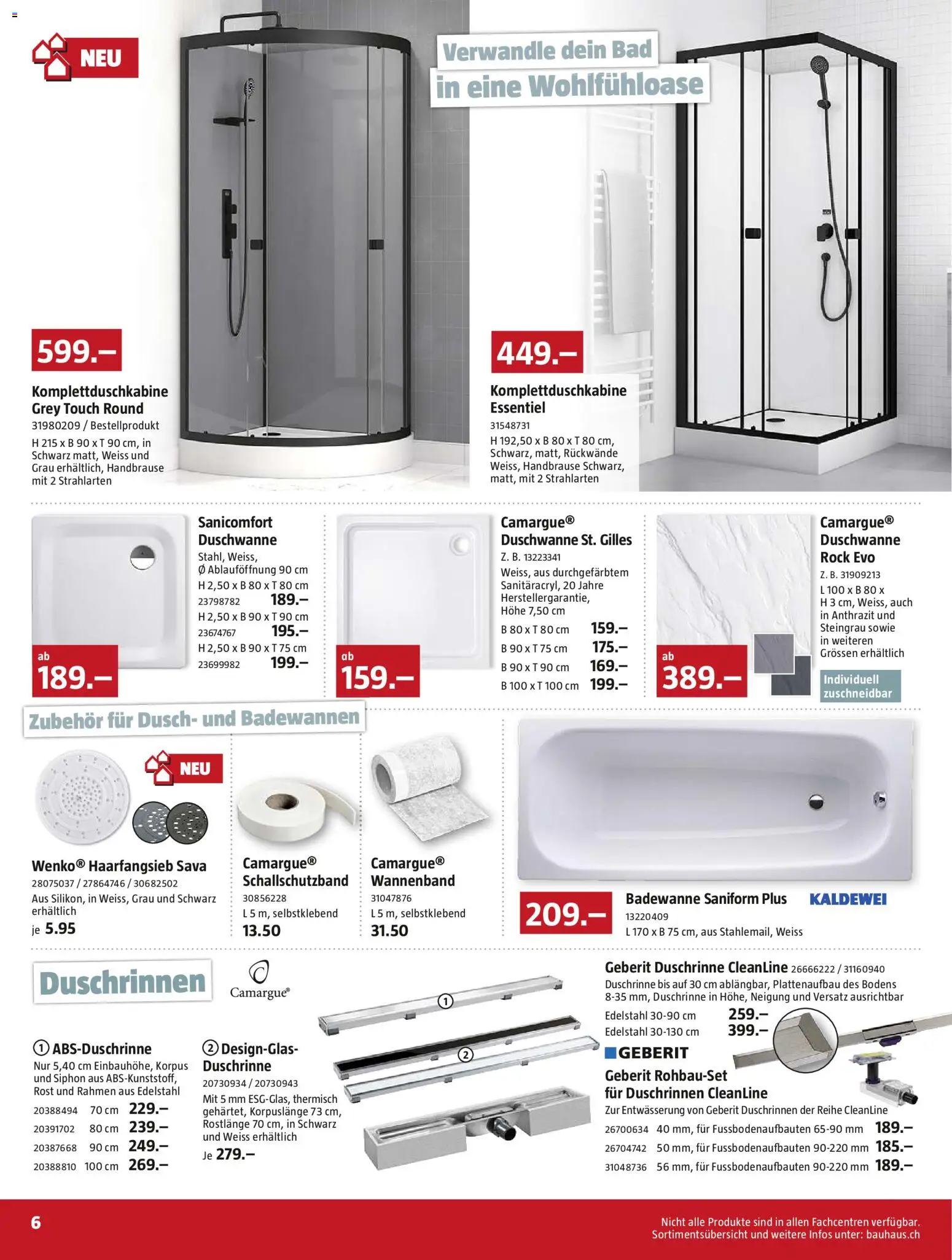 Bauhaus Aktionen – gültig ab 29.12.2025 | Seite: 6 | Produkte: Rock, Bad