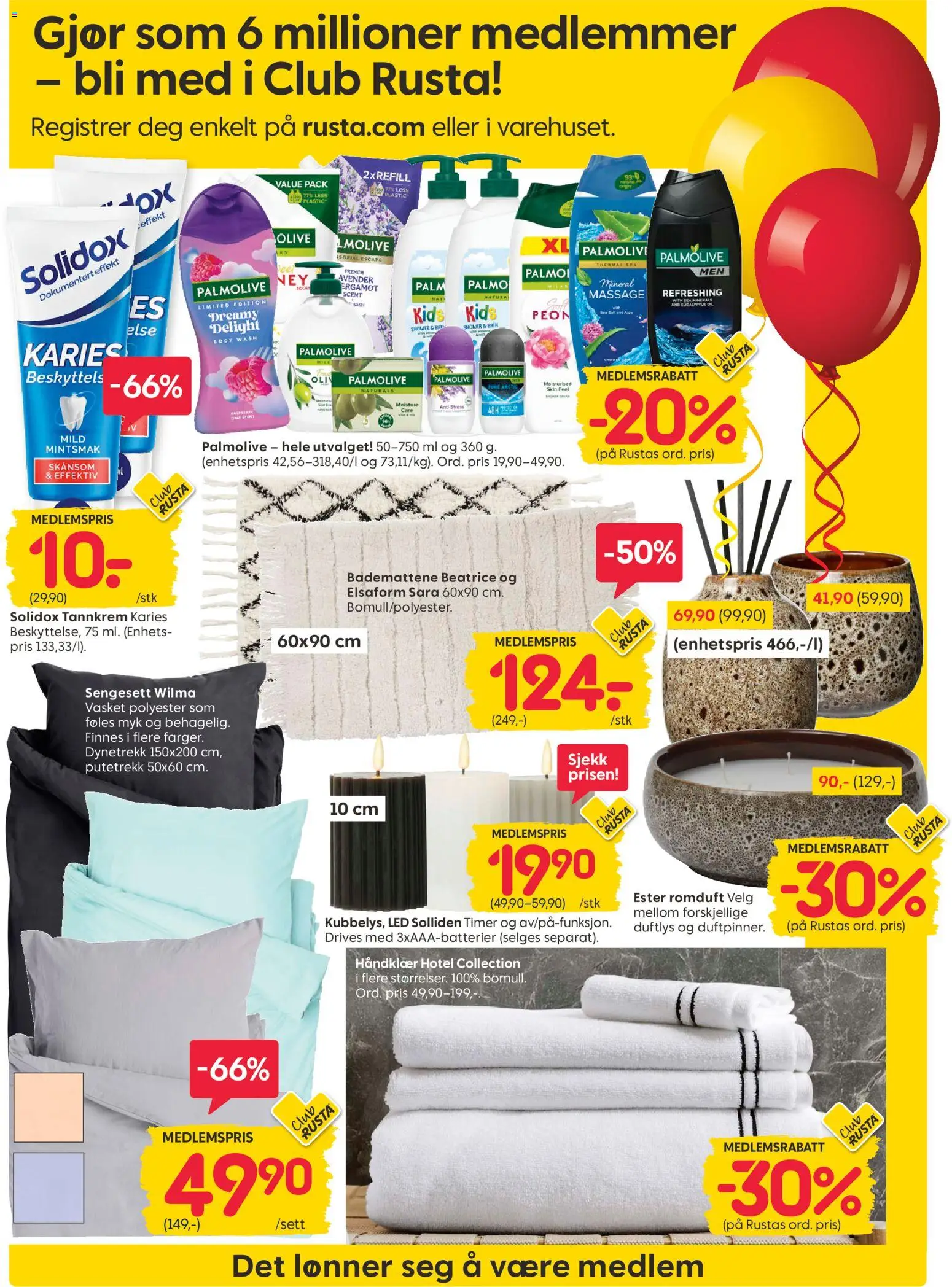 {H1} | Side: 3 | Produkter: Tannkrem, Body, Body Wash, Сушильные машины