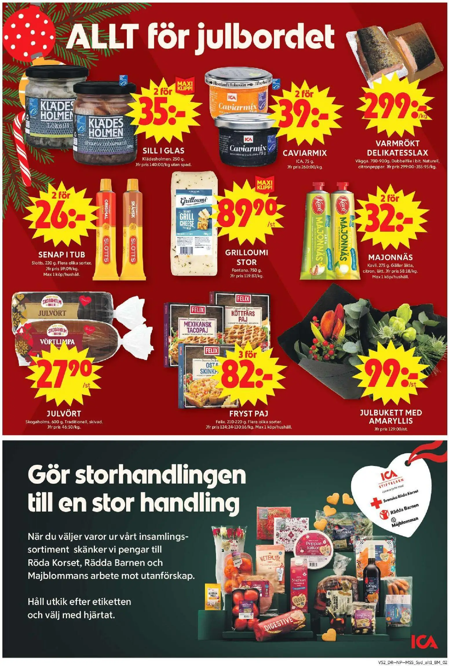 ICA Maxi reklamblad aktuell från 22.12.2025 | Sida: 4 | Produkter: Bageri, Paj, Peppar, Häll