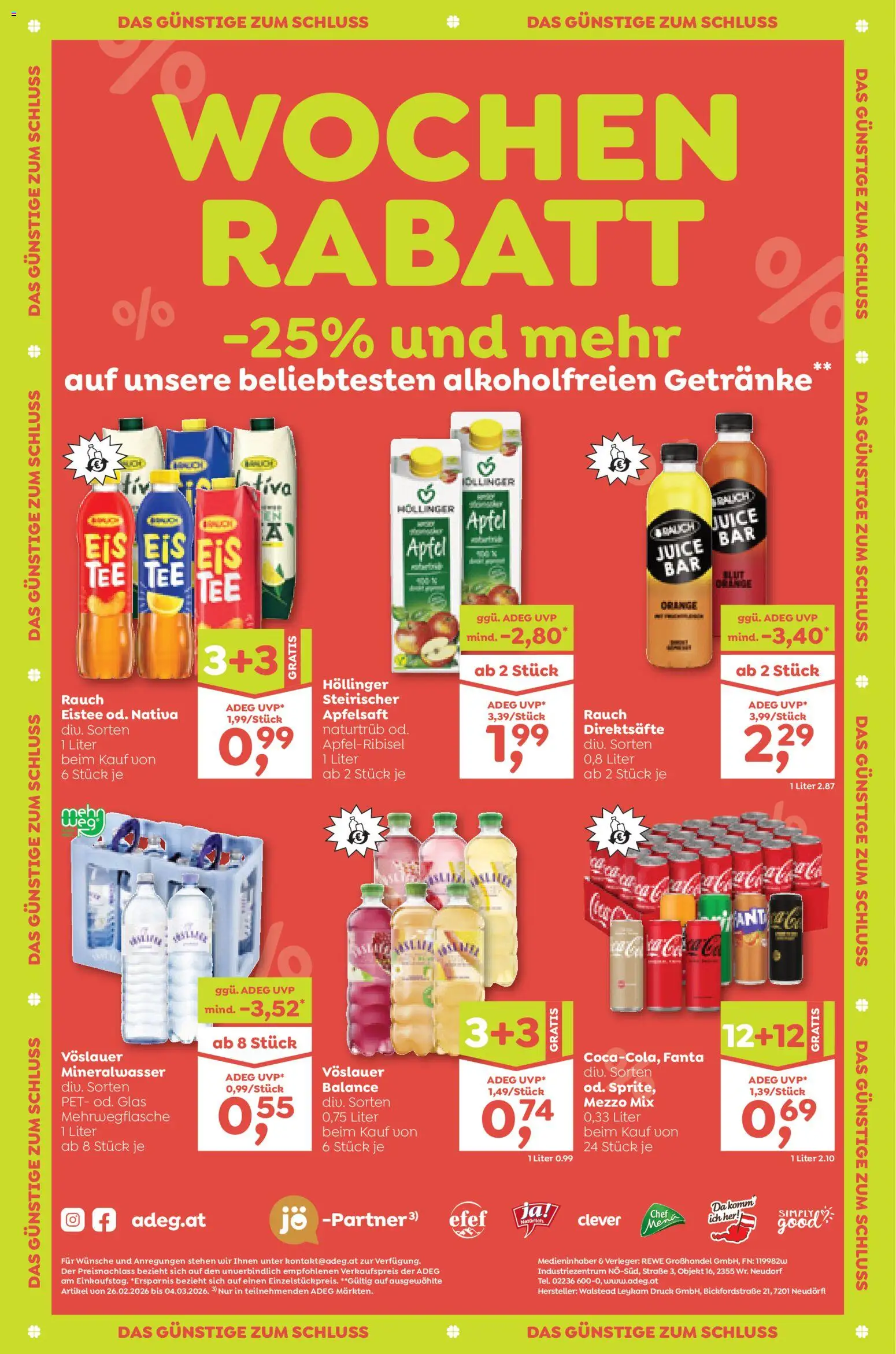 ADEG Flugblatt gültig ab 26.02.2026 | Seite: 12 | Produkte: Planche de surf, Äpfel