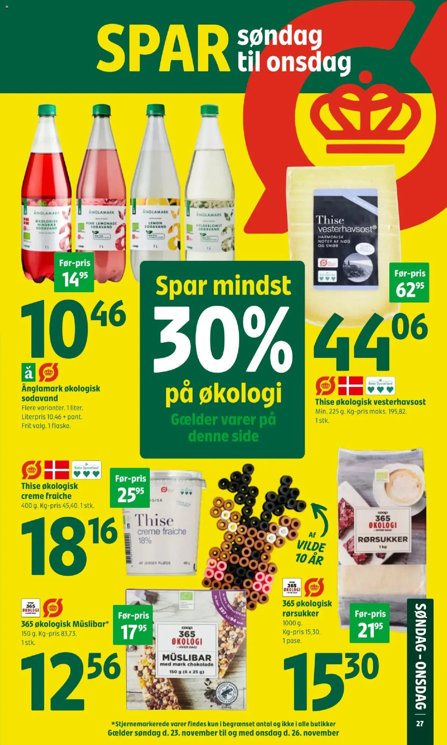 Coop 365 tilbudsavis – gyldig fra 20.11.2025 | Side: 6 | Produkter: Chokolade, Fløde, Sodavand, Hindbær
