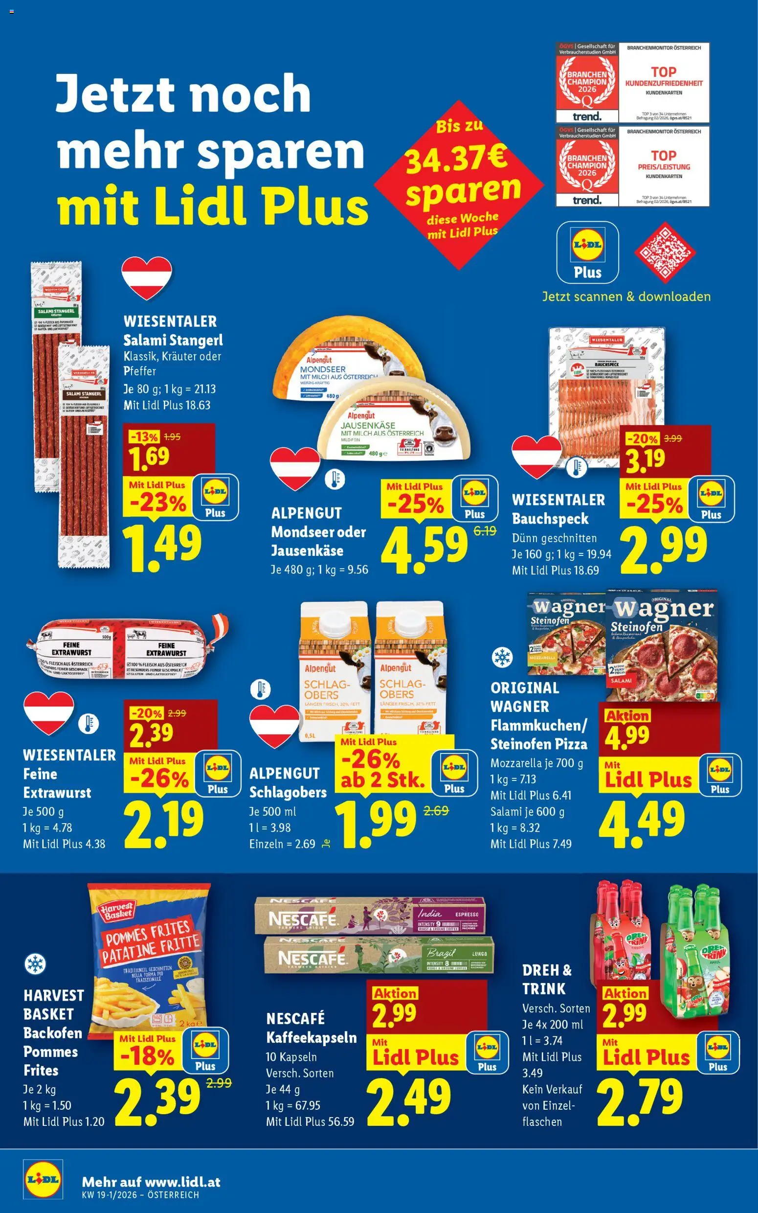 Lidl Flugblatt - Altenmarkt im Pongau, St. Johann im Pongau, Zell am See gültig ab 30.04.2026 | Seite: 41 | Produkte: Pfeffer, Milch, Salami, Pizza