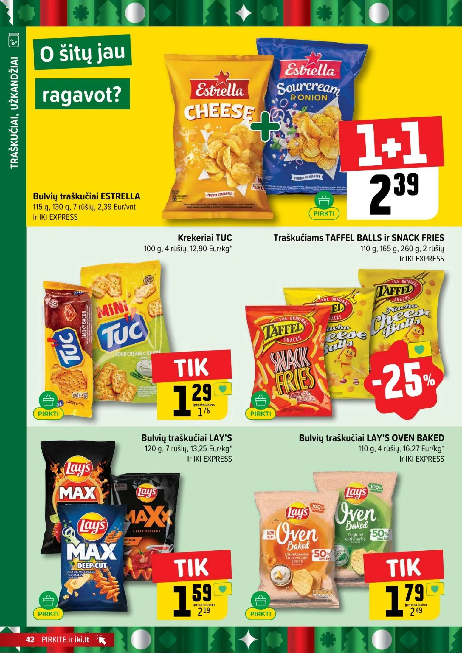 IKI akcijos nuo 17.11.2025 | Puslapis: 42 | Prekių: Traškučiai