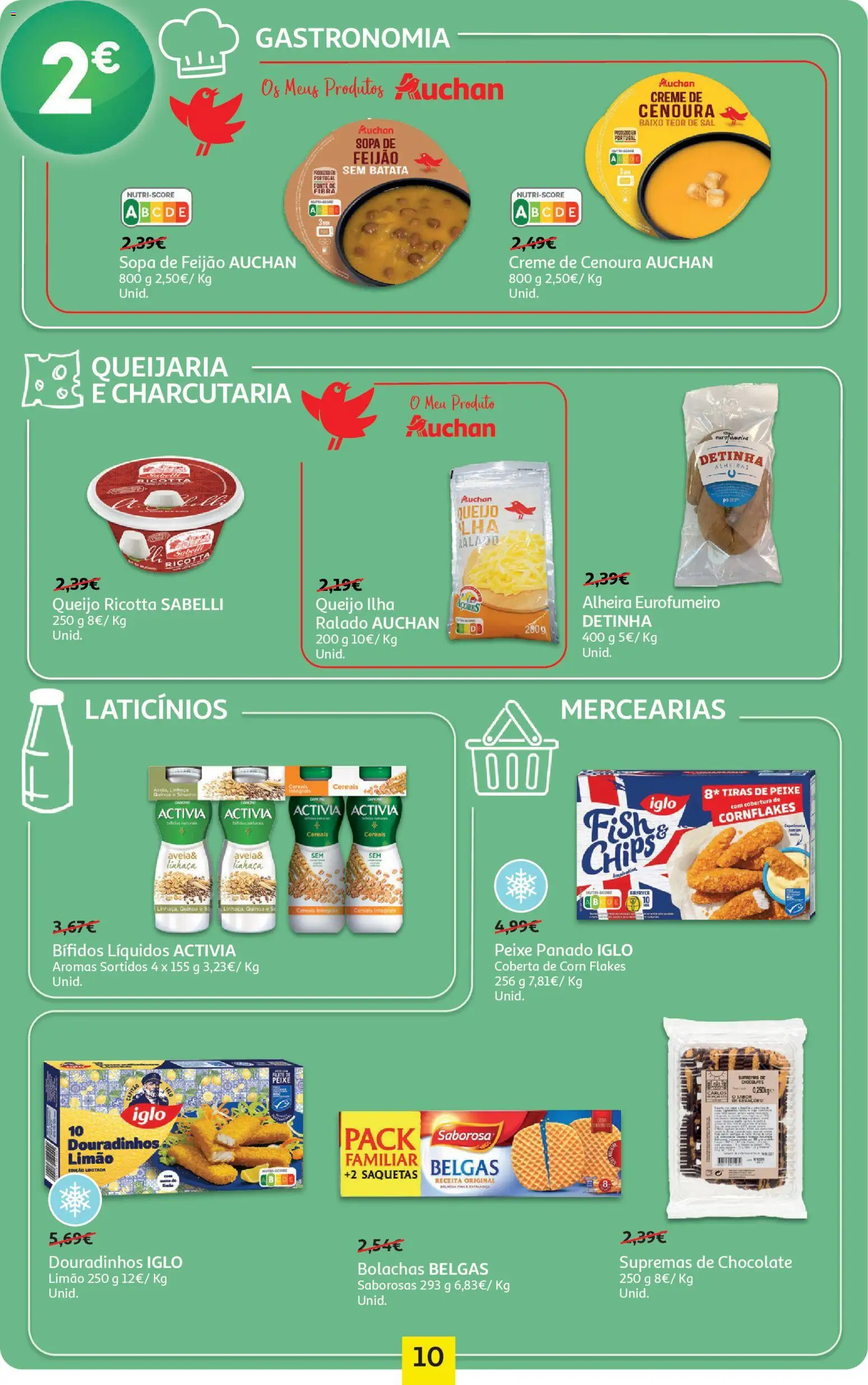 Auchan - Preços Redondos - Pet │ válido de 27.01.2026 | Página: 10 | Produtos: Batata, Sopa, Queijo, Peixe