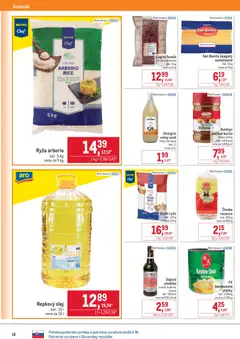 Metro leták platný od 28.01.2026 | Strana: 18 | Produkty: Ryža, Omáčka, Kurča, Ocot