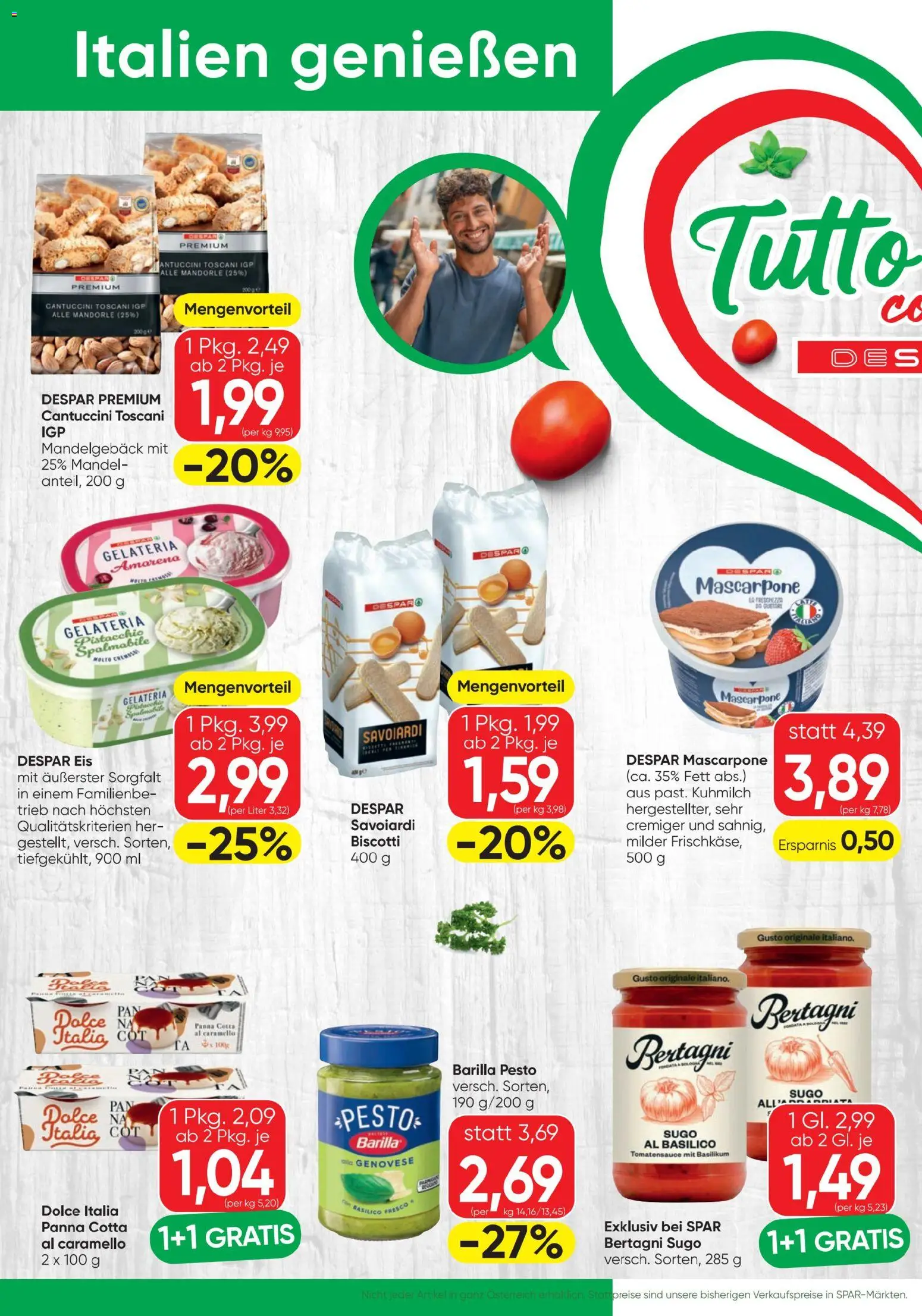 Spar Tutto bene gültig ab 16.04.2026 | Seite: 2 | Produkte: Eis