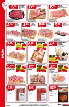 Intermarché folheto │ válido de 17.07.2025 | Página: 6 | Produtos: Frango, Hambúrguer, Lombo, Carne