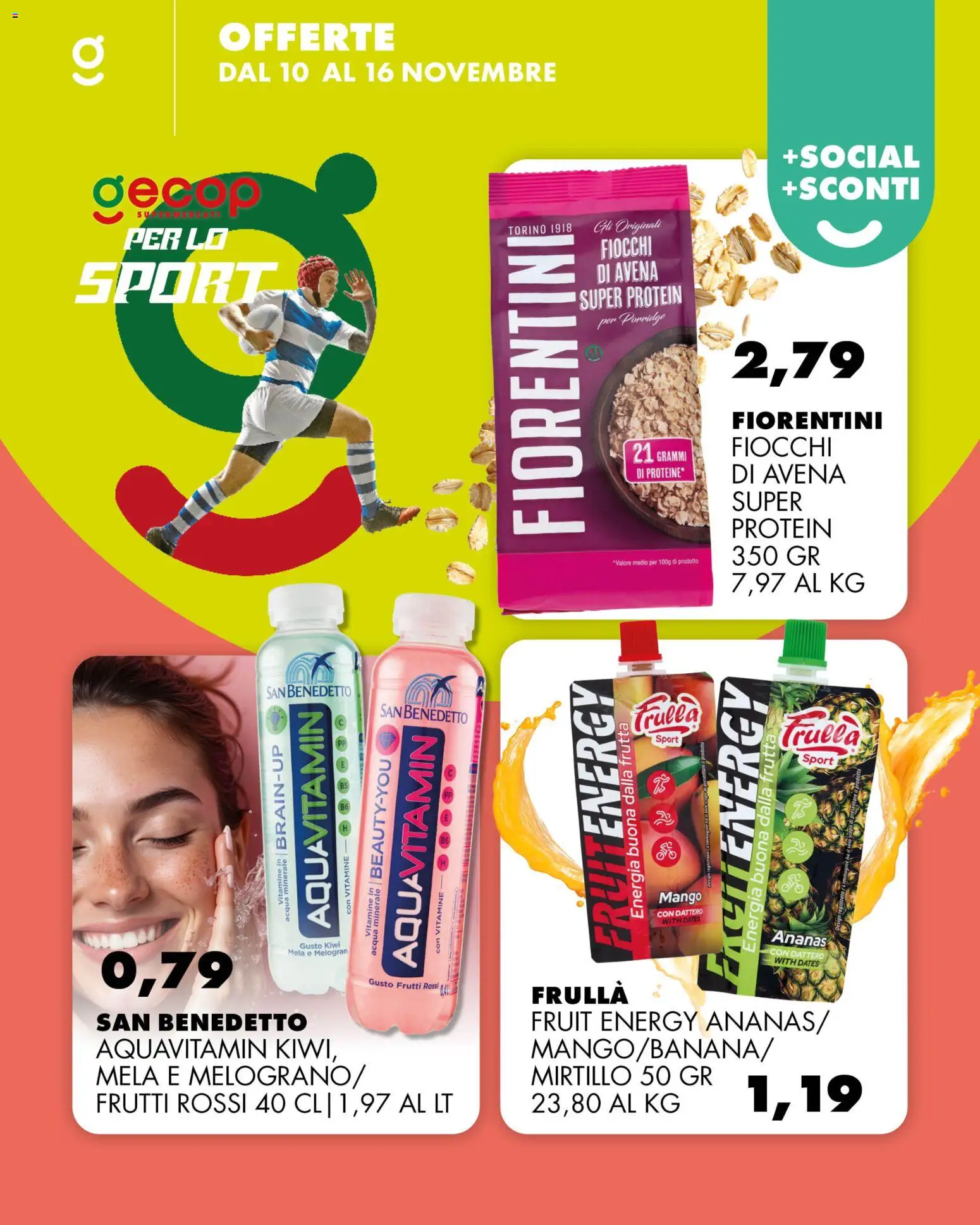 Volantino GECOP del 10.11.2025 | Pagina: 6 | Prodotti: Acqua, Frutta, Mango, Ananas