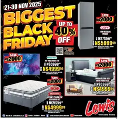 Lewis Stores specials catalogue – valid from 21.11.2025