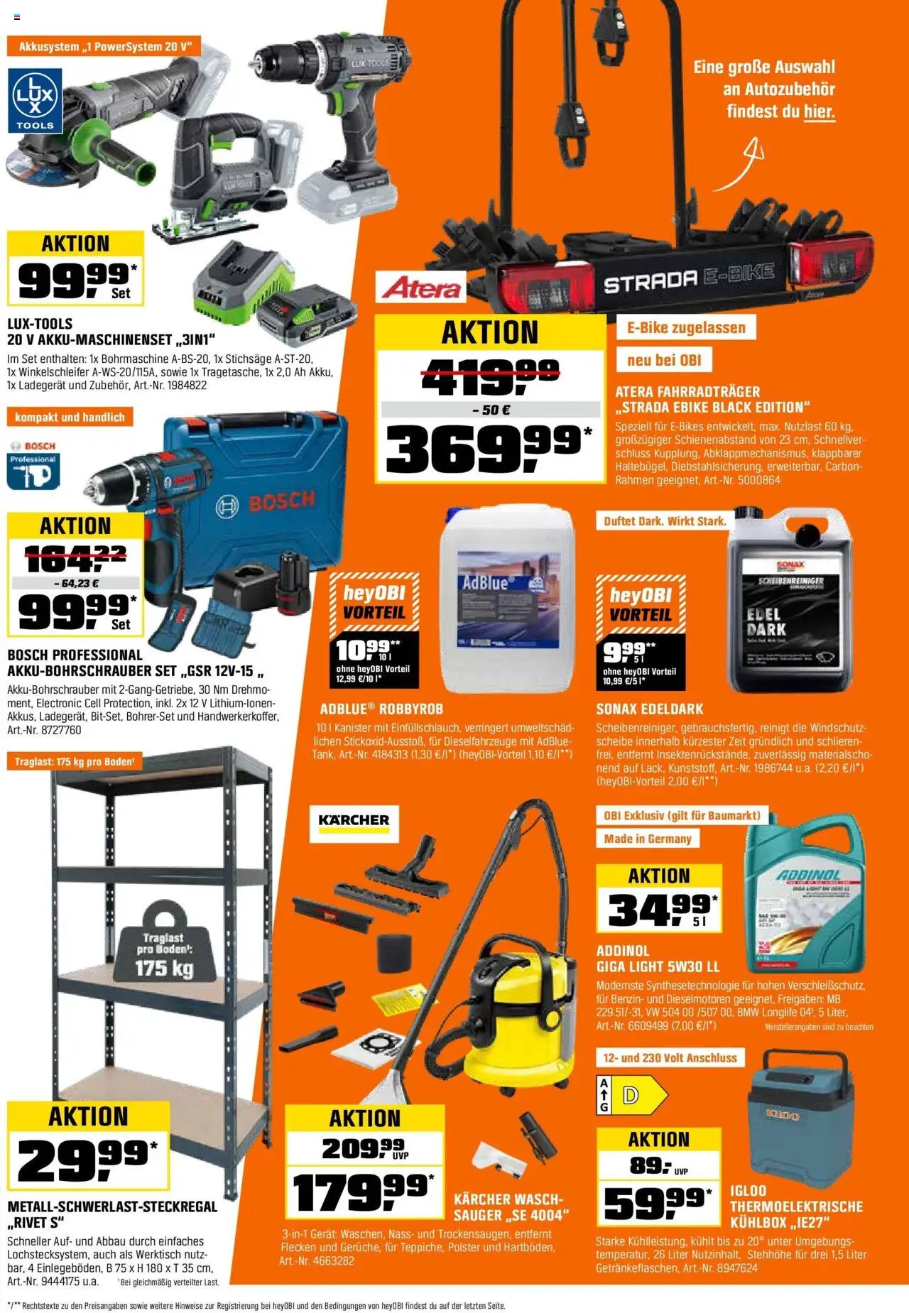 Obi Biberstärke Angebote - gültig ab dem 16.07.2025 | Seite: 14 | Produkte: Bosch, Ladegerät