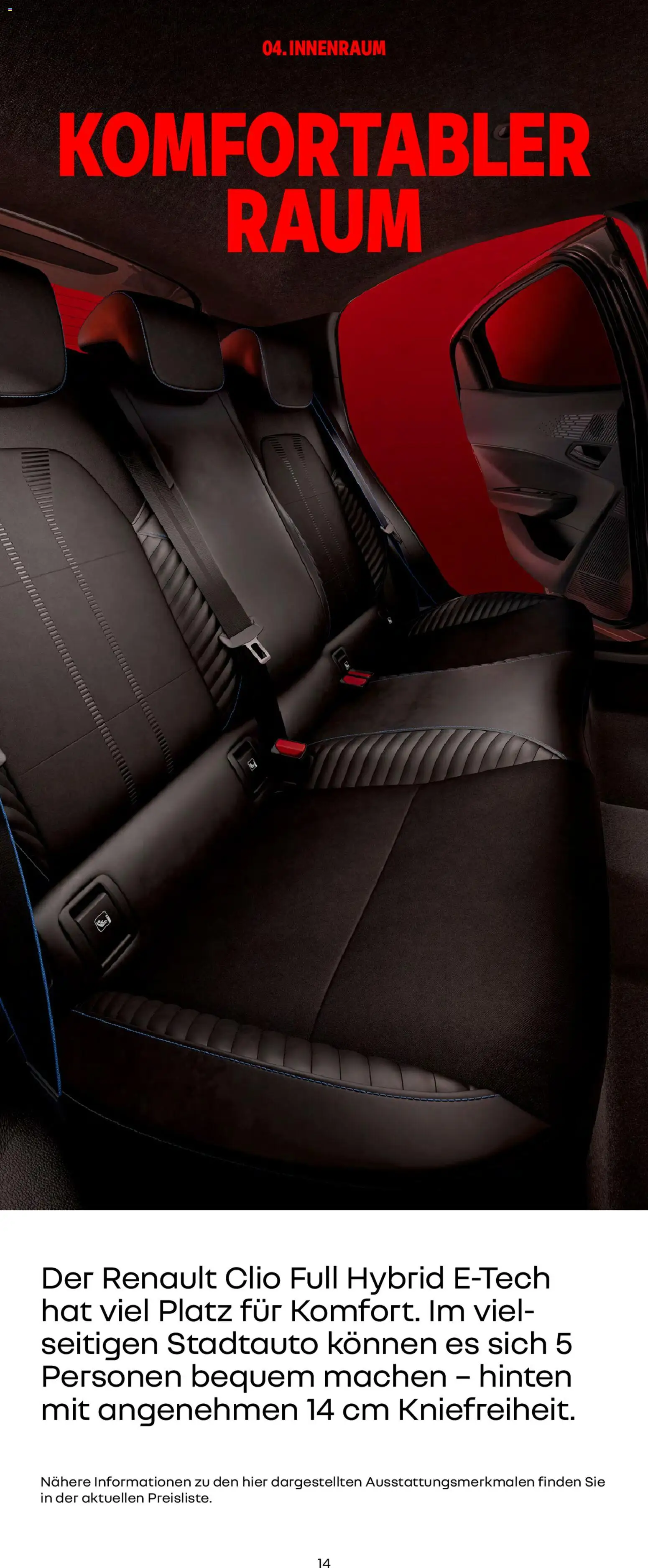 Renault Neuer Clio – gültig ab 01.10.2025 | Seite: 14