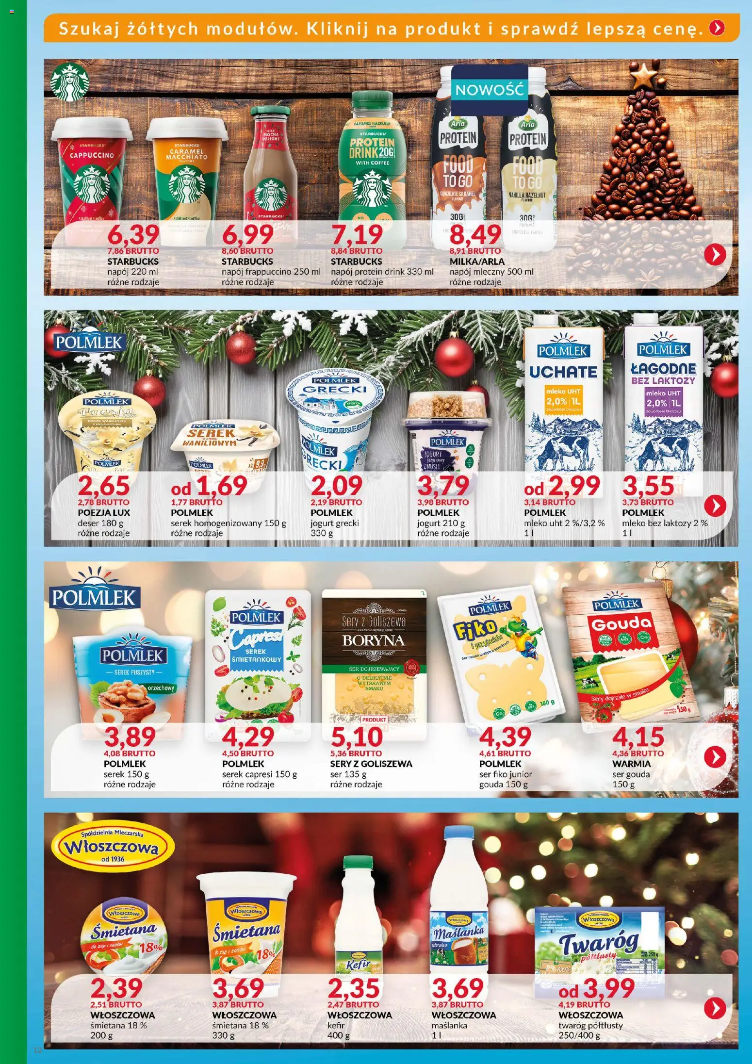 Eurocash Gazetka - Katalog Artykułów Spożywczych od 16.11.2025 | Strona: 11 | Produkty: Serek homogenizowany, Maślanka, Śmietana, Twaróg