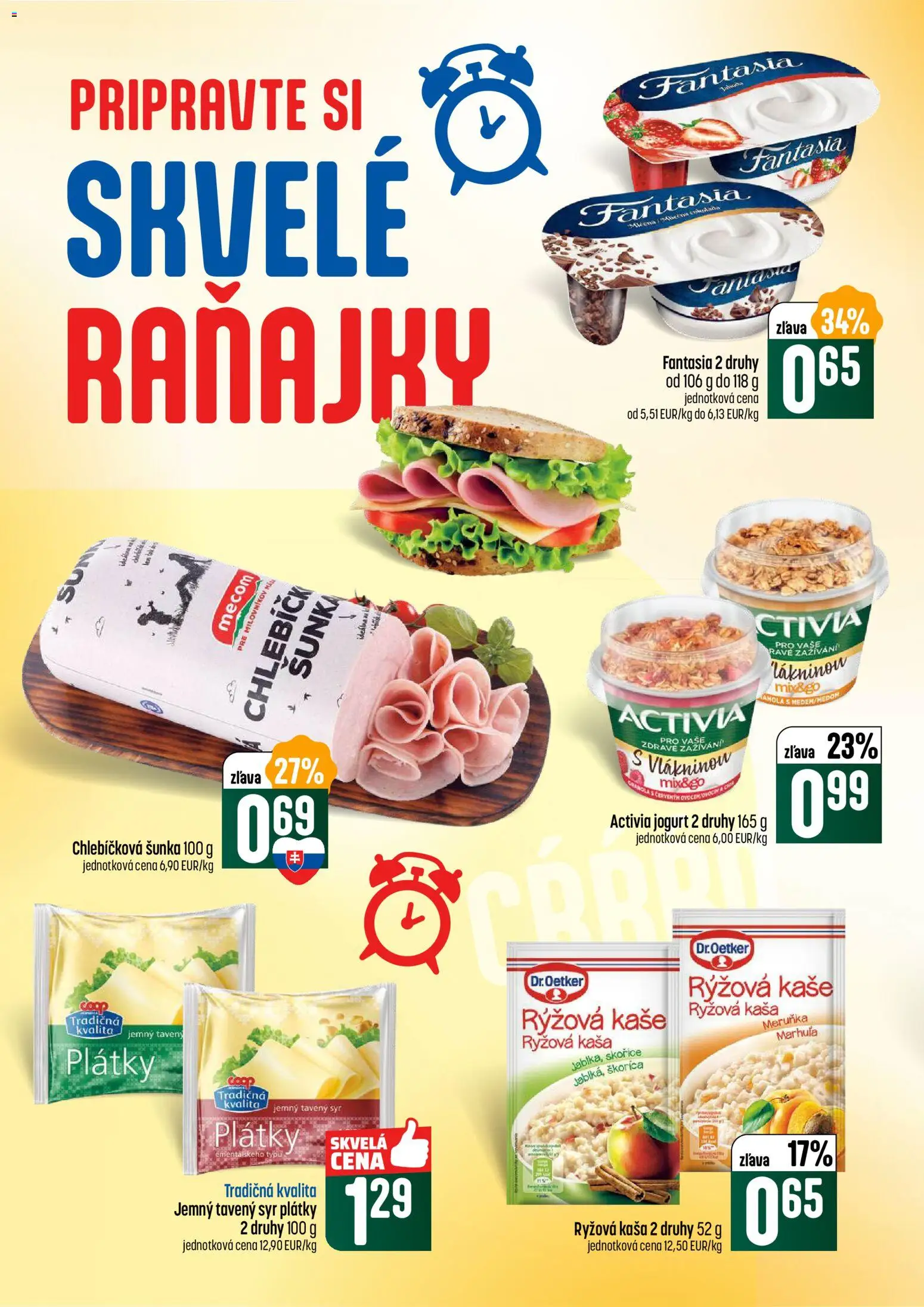 Nové COOP Jednota akcie – leták je platný od 08.01.2026 | Strana: 30 | Produkty: Syr, Jogurt, Šunka