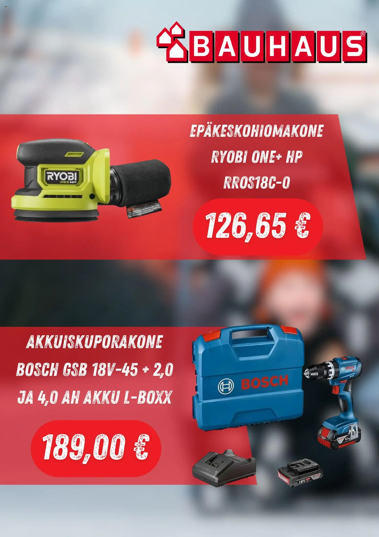 Bauhaus tarjoukset – voimassa 18.02.2026 alkaen | Sivu: 4 | Tuotteet: Akku