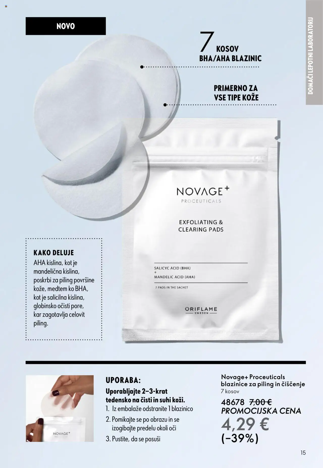 Novi Oriflame katalog ponudbe – veljaven od 14.09.2025 | Stran: 15