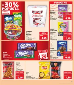 MILKA Čokolada, Čokolada odabrane vrste 80 g - Pregled kataloga iz trgovine Kaufland, vrijedi od 04.02.2026 | Stranica: 25 | Proizvodi: Čokolada, Bomboni, Čips, Raffaello