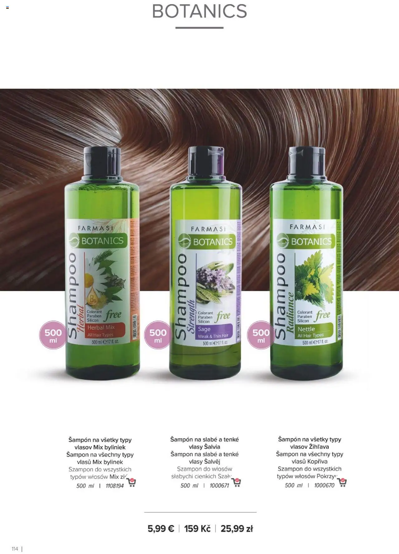 Nové Farmasi akcie – leták je platný od 24.09.2025 | Strana: 114 | Produkty: Šampón