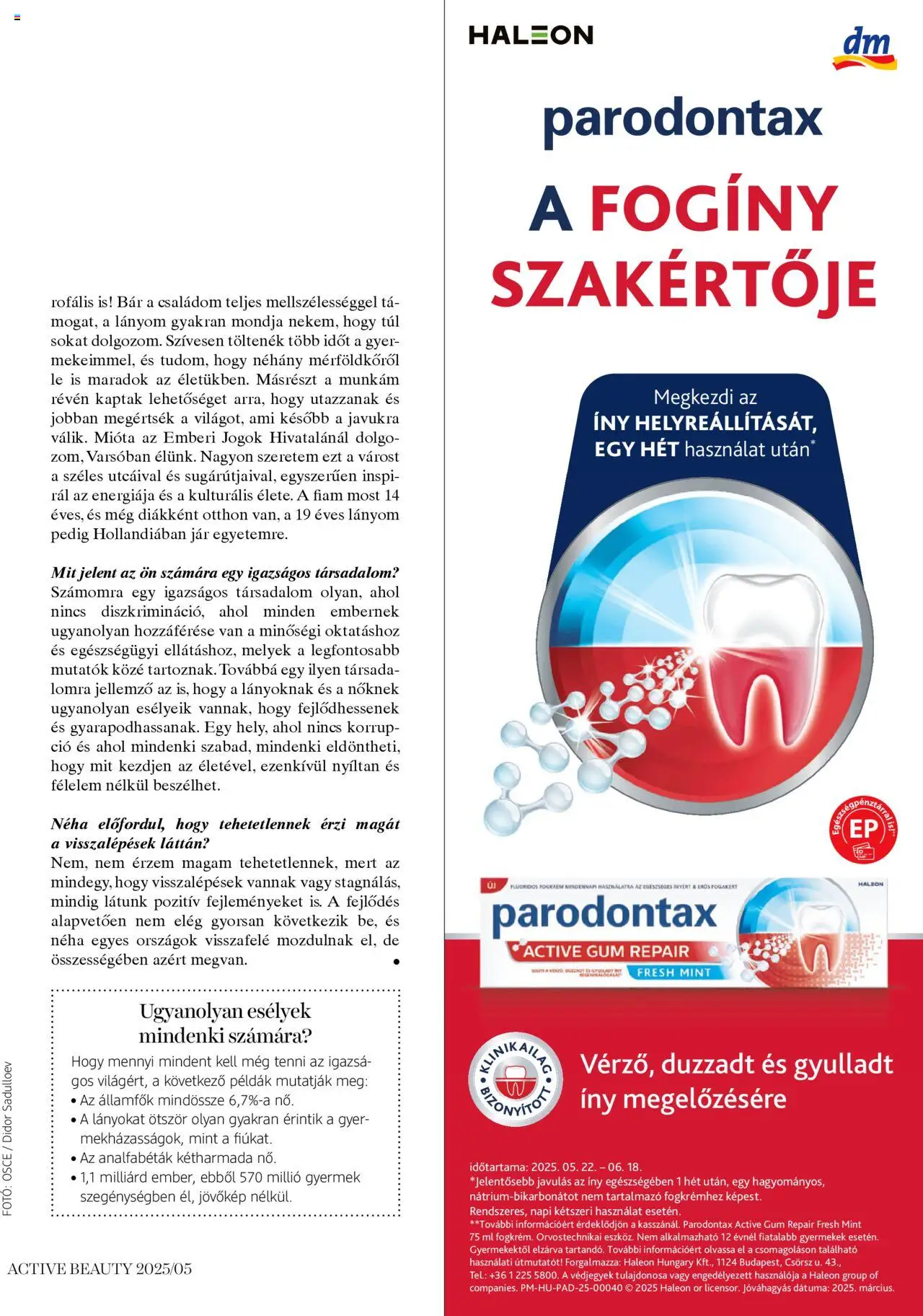 DM Drogerie Markt akciós ujság - amely érvényes a következő dátumtól: 22.05.2025 | Oldal: 95 | Termékek: Fogkrém