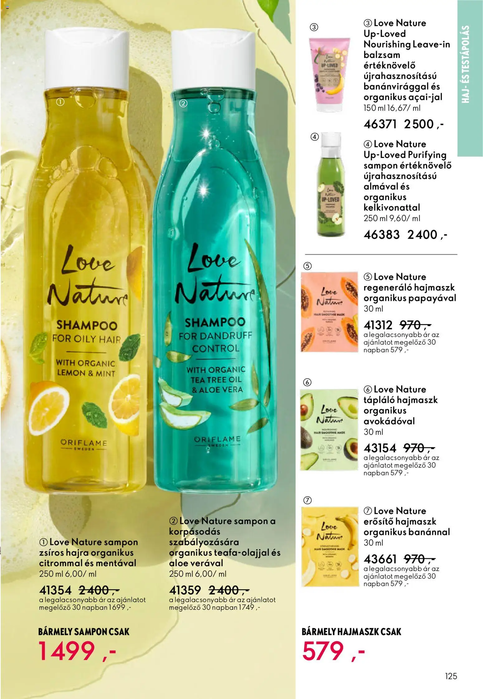 Oriflame akciós ujság - amely érvényes a következő dátumtól: 25.03.2026 | Oldal: 125 | Termékek: Aloe vera, Sampon, Tea, Erősítő