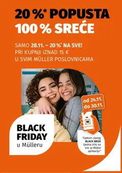 Black Friday Müller - Pregled kataloga iz trgovine Müller, vrijedi od 27.11.2025