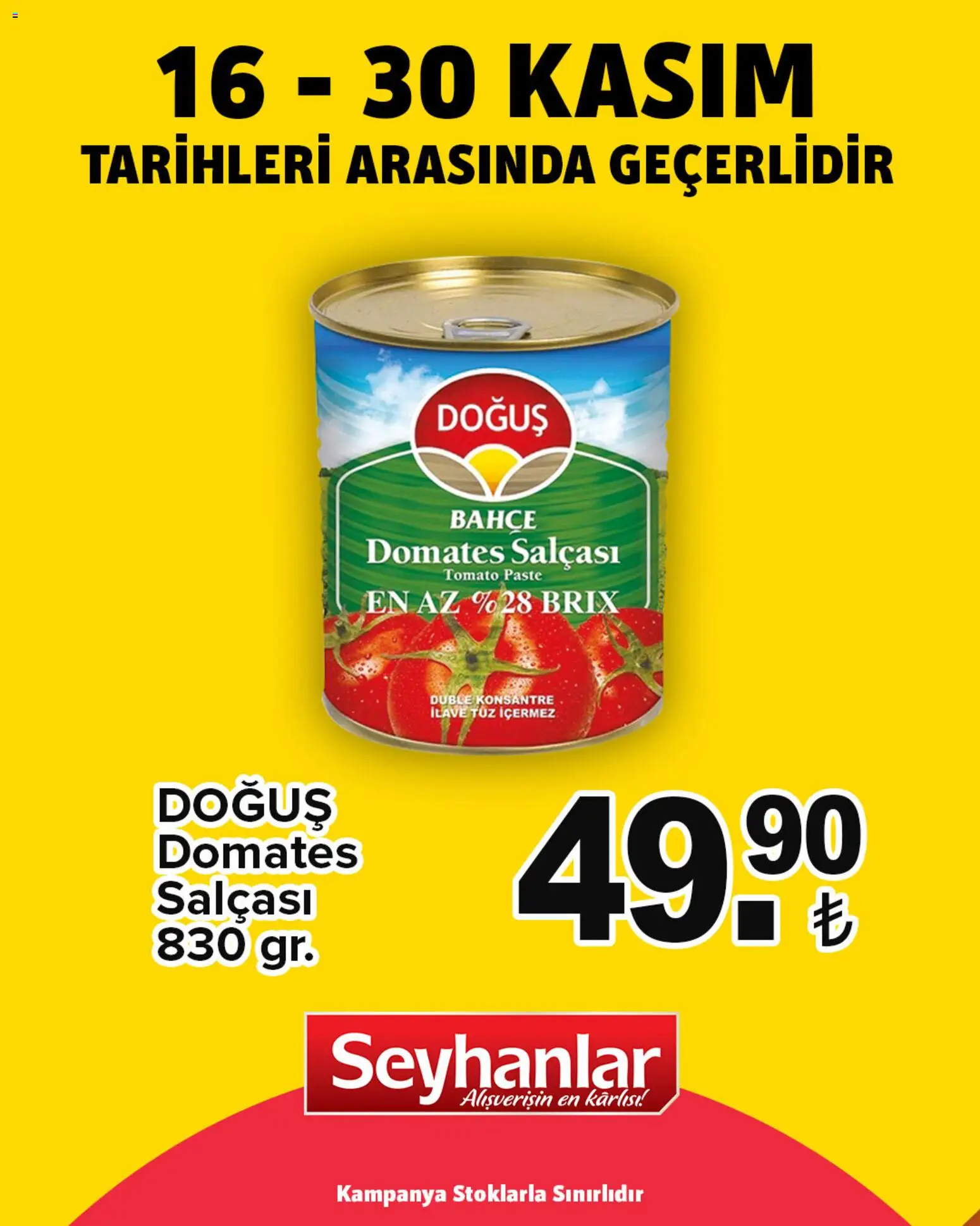 Seyhanlar Market Katalog - 16.11.2025 tarihinden itibaren geçerlidir | Sayfa: 10 | Ürünler: Domates, Tuz