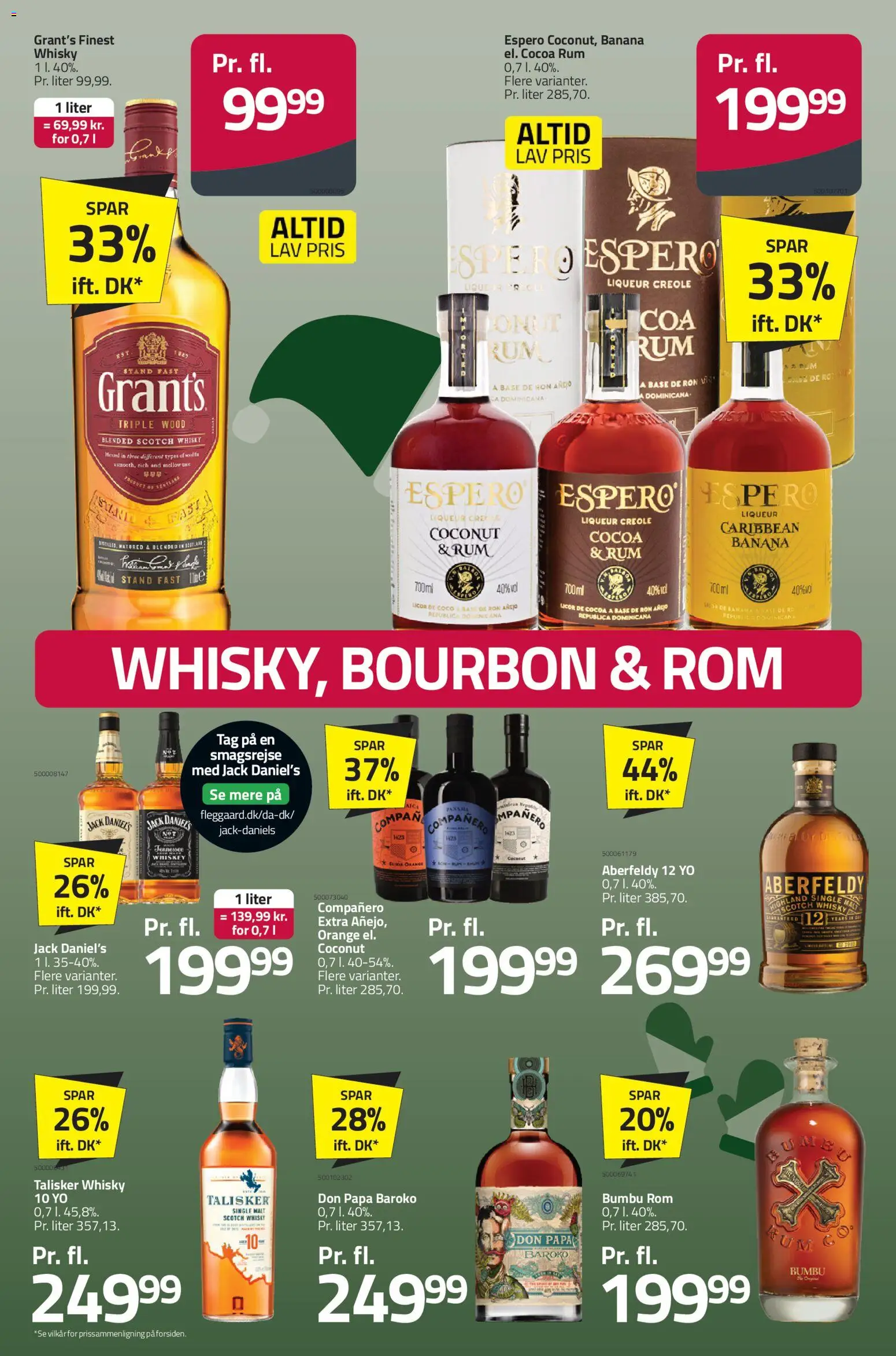 Fleggaard tilbudsavis – gyldig fra 26.11.2025 | Side: 30 | Produkter: Bourbon, Whisky, Rom