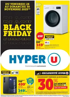 Hyper U - Prévisualisation de Hyper U Black Friday valide à partir de 28.11.2025