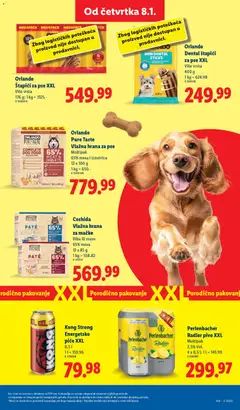 Perlenbacher Radler pivo XXL, Multipak, 2,5% Vol., 4 x 0,5 l - pregled Lidl kataloga - važi od 08.01.2026 | Strana: 43