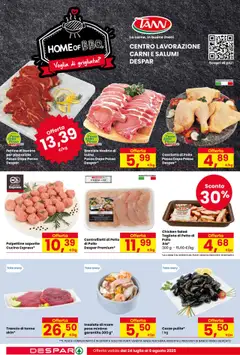 Volantino Despar del 24.07.2025 | Pagina: 4 | Prodotti: Bovino, Cozze, Tonno, Terra