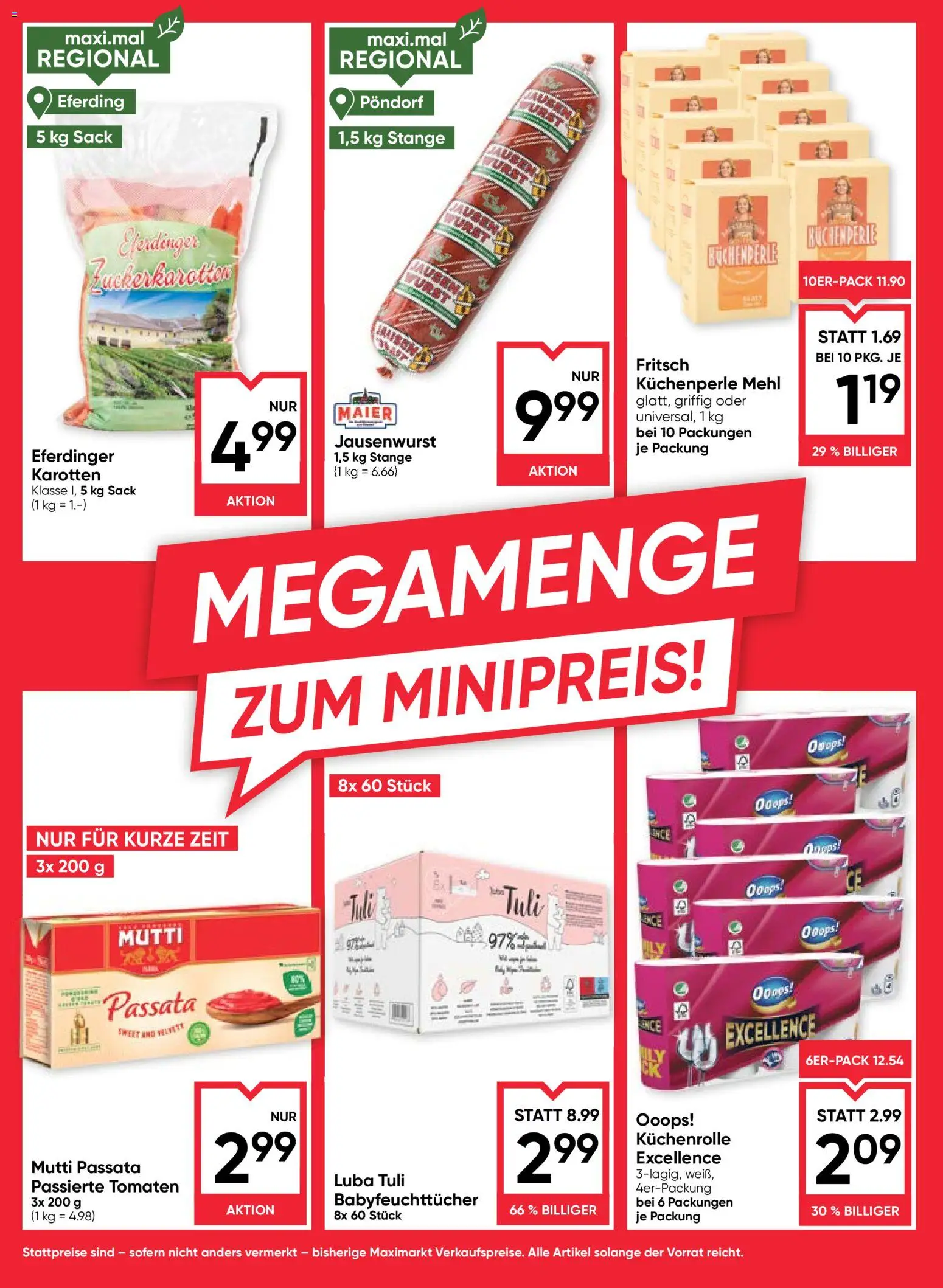 Maximarkt Flugblatt gültig ab 05.02.2026 | Seite: 18 | Produkte: Tomaten