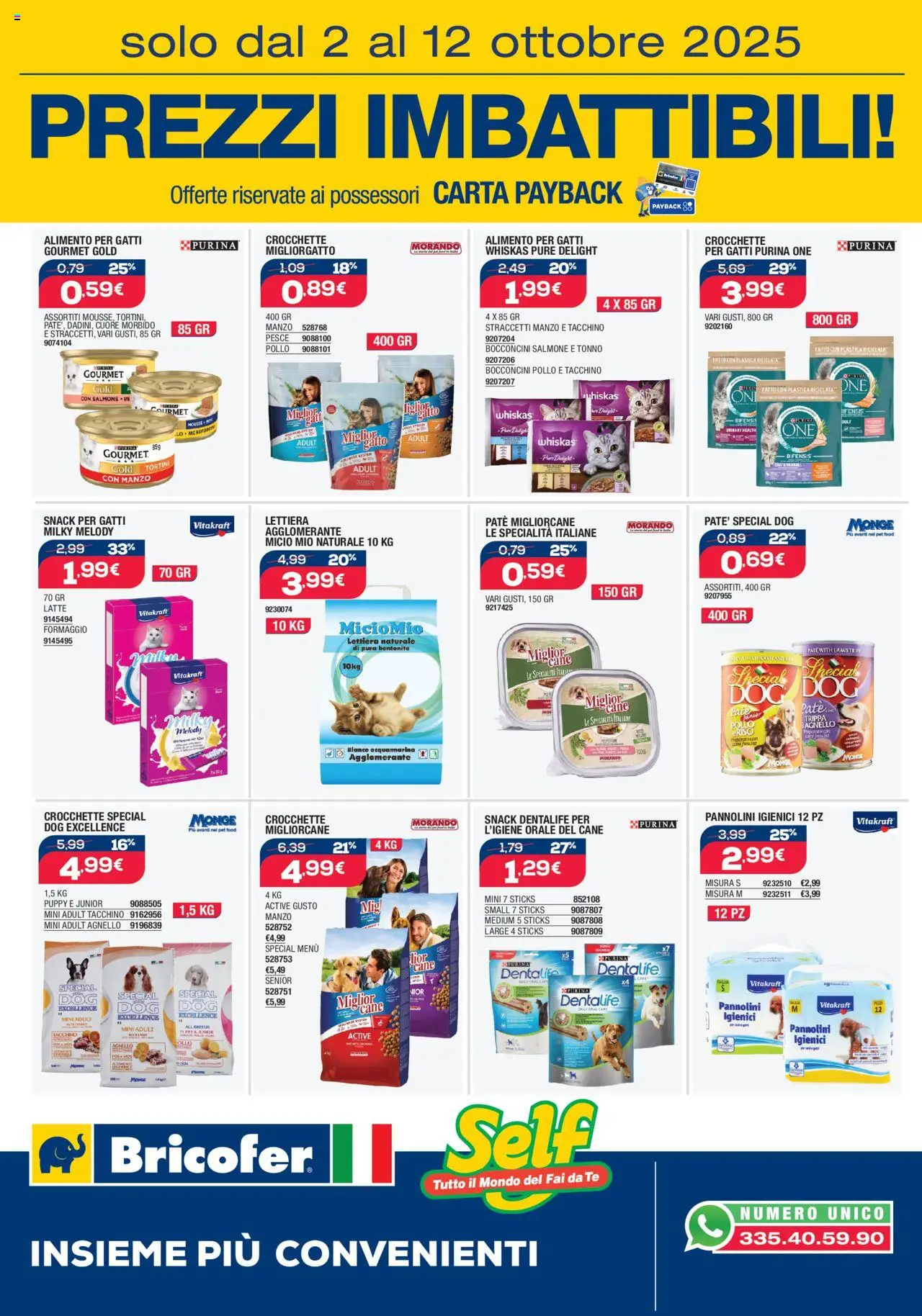 Volantino Bricofer del 02.10.2025 | Pagina: 10 | Prodotti: Salmone, Pesce, Tè, Manzo