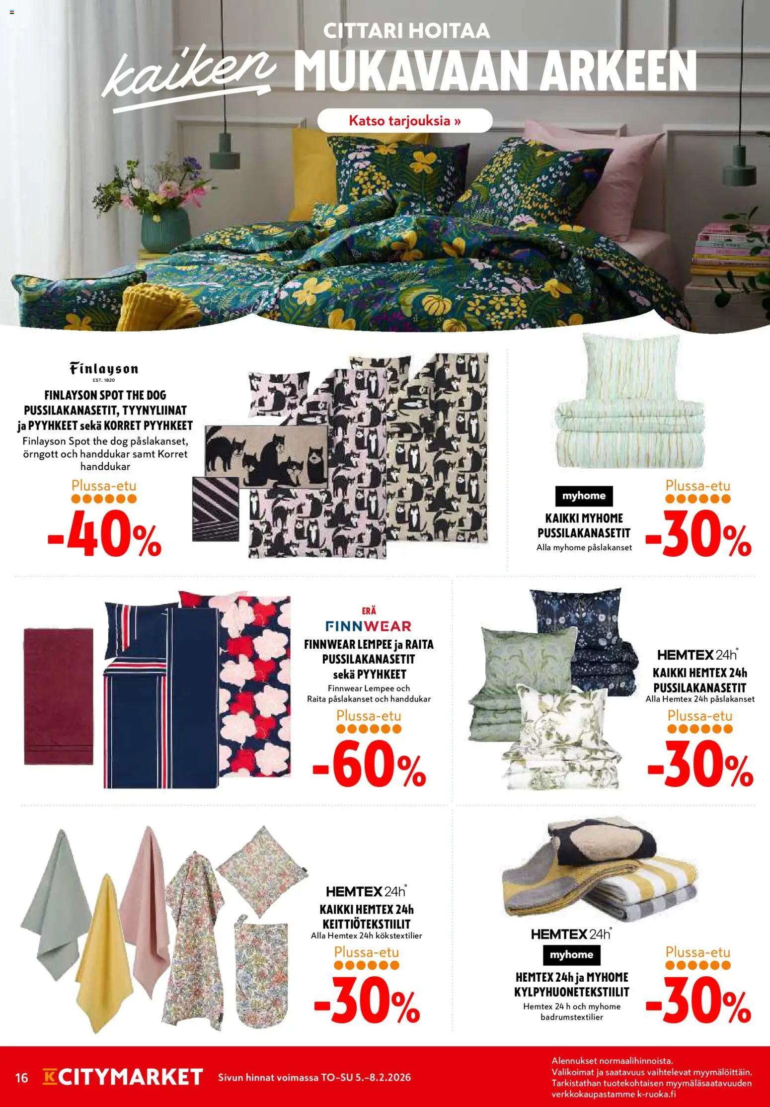 K-Citymarket tarjoukset – voimassa 05.02.2026 alkaen | Sivu: 16
