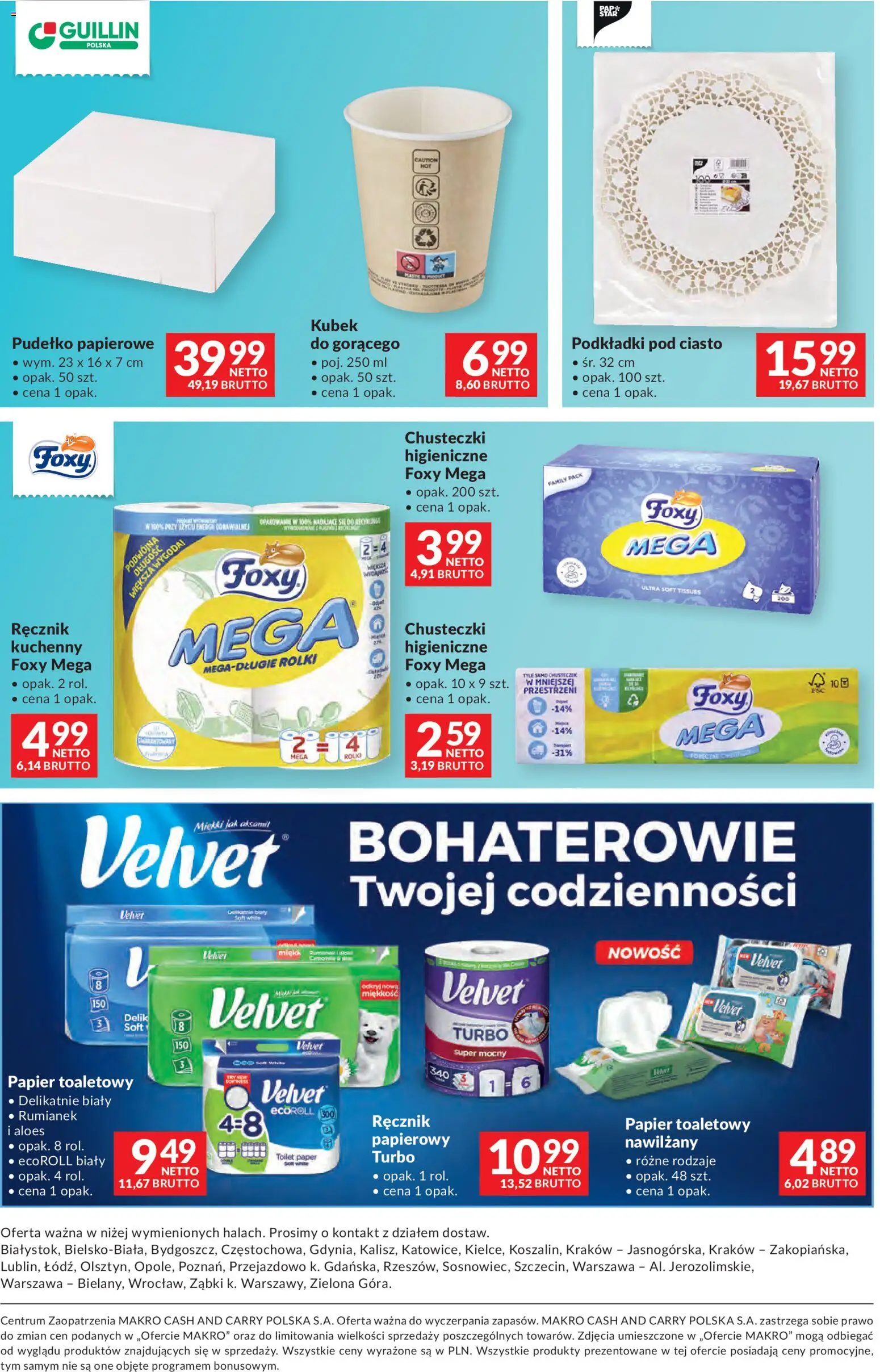 Makro Gazetka - Dystrybucja do sklepów od 27.12.2025 | Strona: 56 | Produkty: Papier toaletowy, Ciasto, Rolki, Pudełko