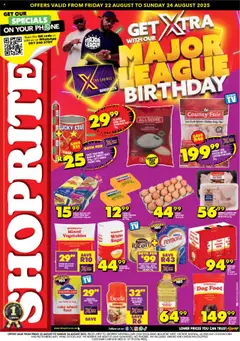 Preview of Shoprite specials valid from 22.08.2025