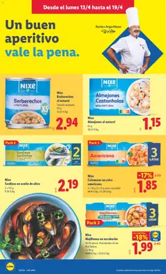 Vista previa Nixe Sardinas en aceite de oliva, 2 x 125 g válido desde el 13.04.2026 | Página: 16
