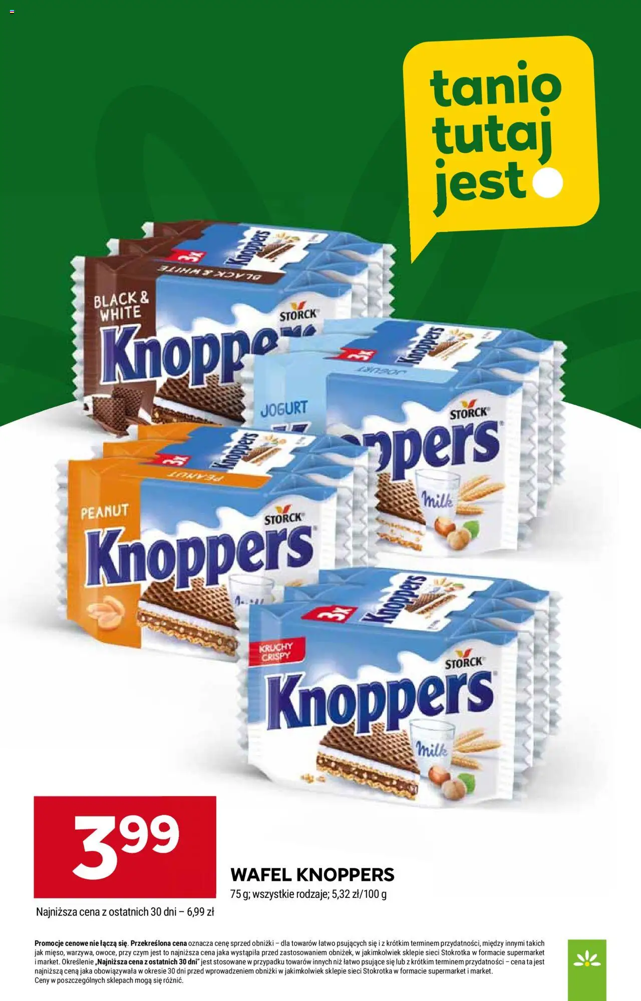 Stokrotka Gazetka - Market od 21.08.2025 | Strona: 11 | Produkty: Knoppers, Stokrotka, Jogurt