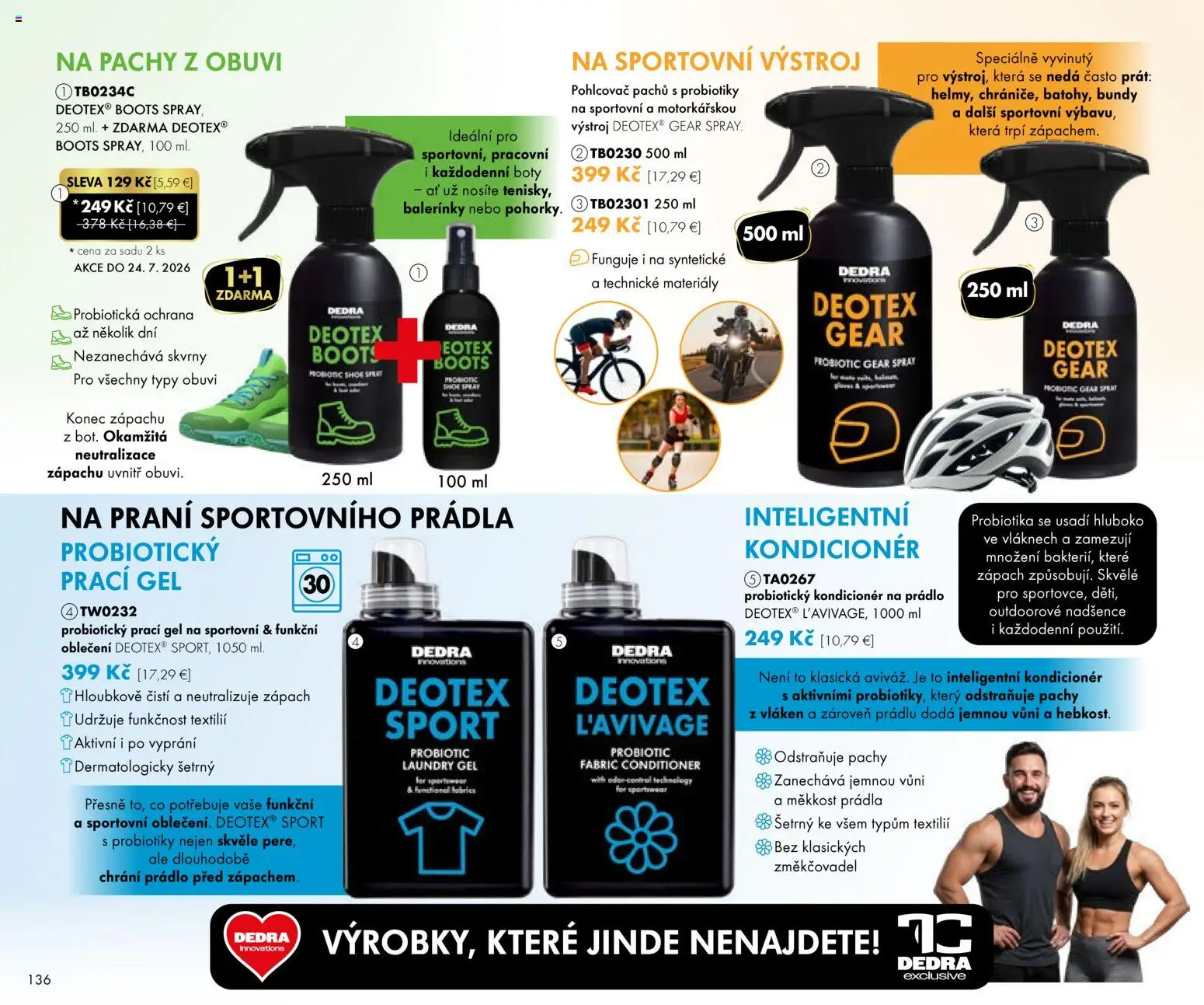 Nové Dedra akcie – leták je platný od 24.04.2026 | Strana: 36 | Produkty: Kondicionér, Balerínky