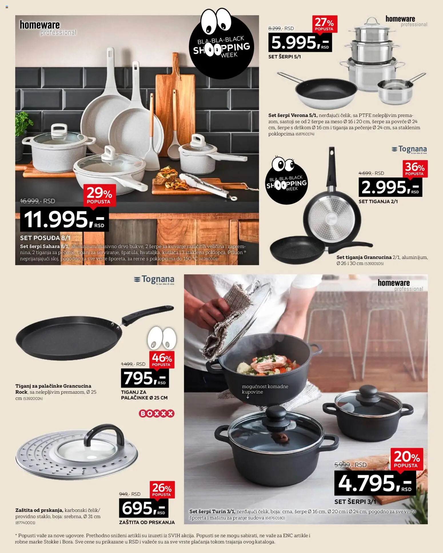 Lesnina XXXL katalog - važi od 21.11.2025 | Strana: 18 | Proizvode: Palačinke, Tiganj